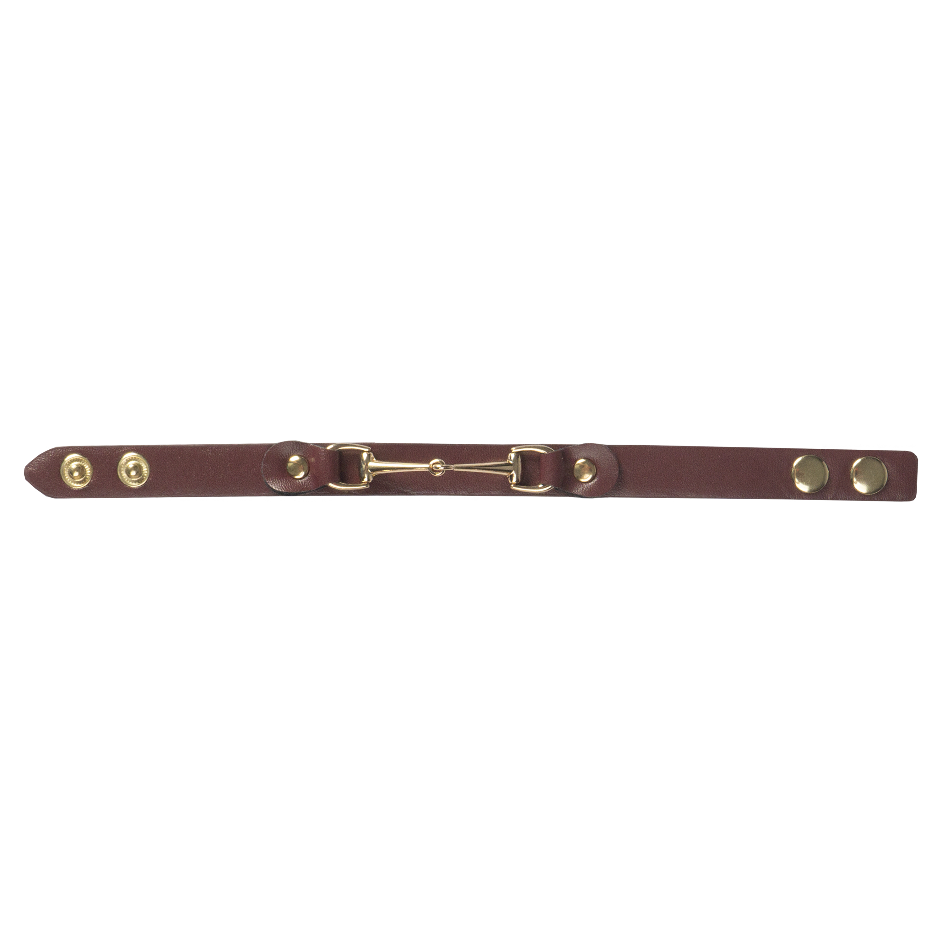 Koženkový náramek s udidlem Horka