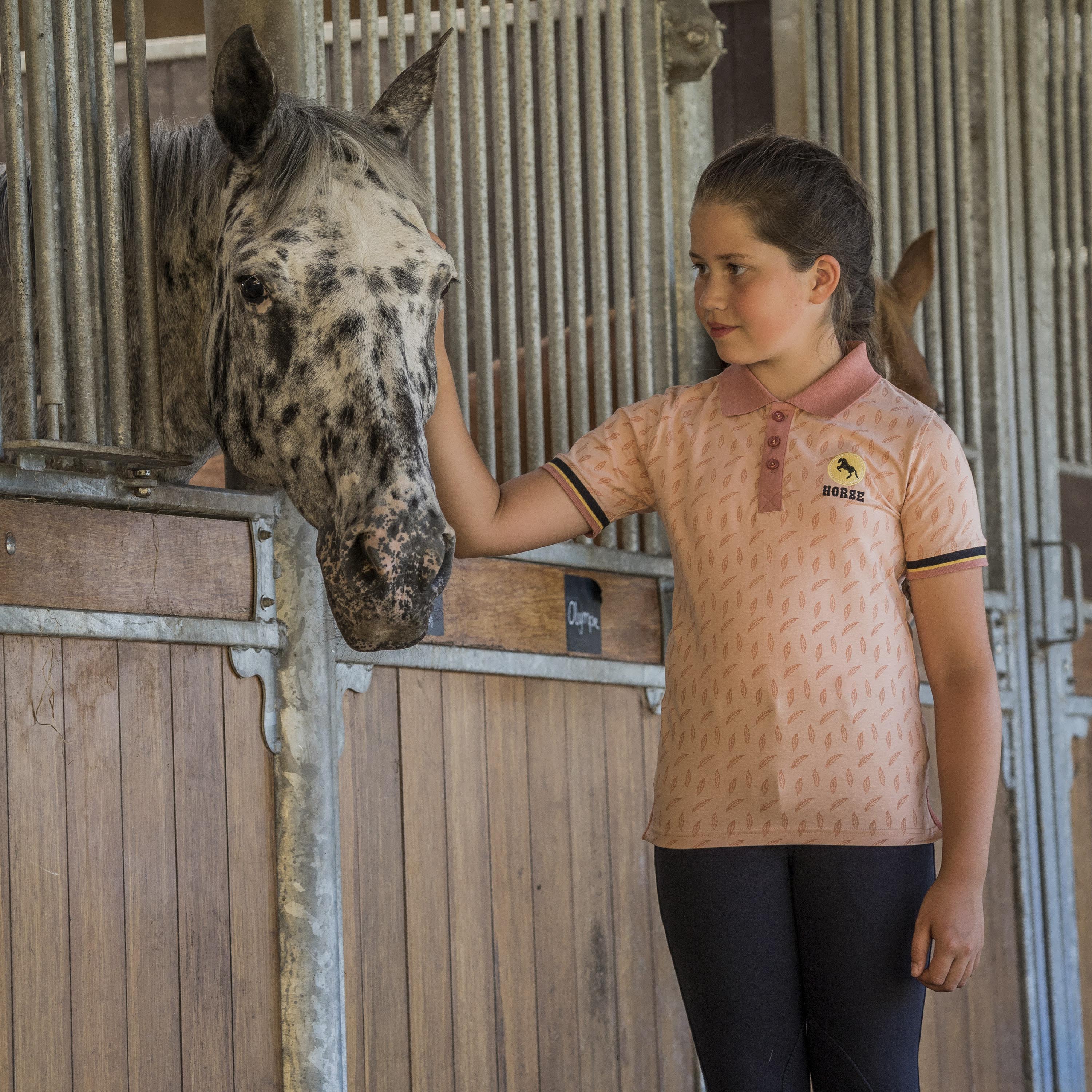Dětské polo tričko s celoplošným potiskem Red Horse Venice