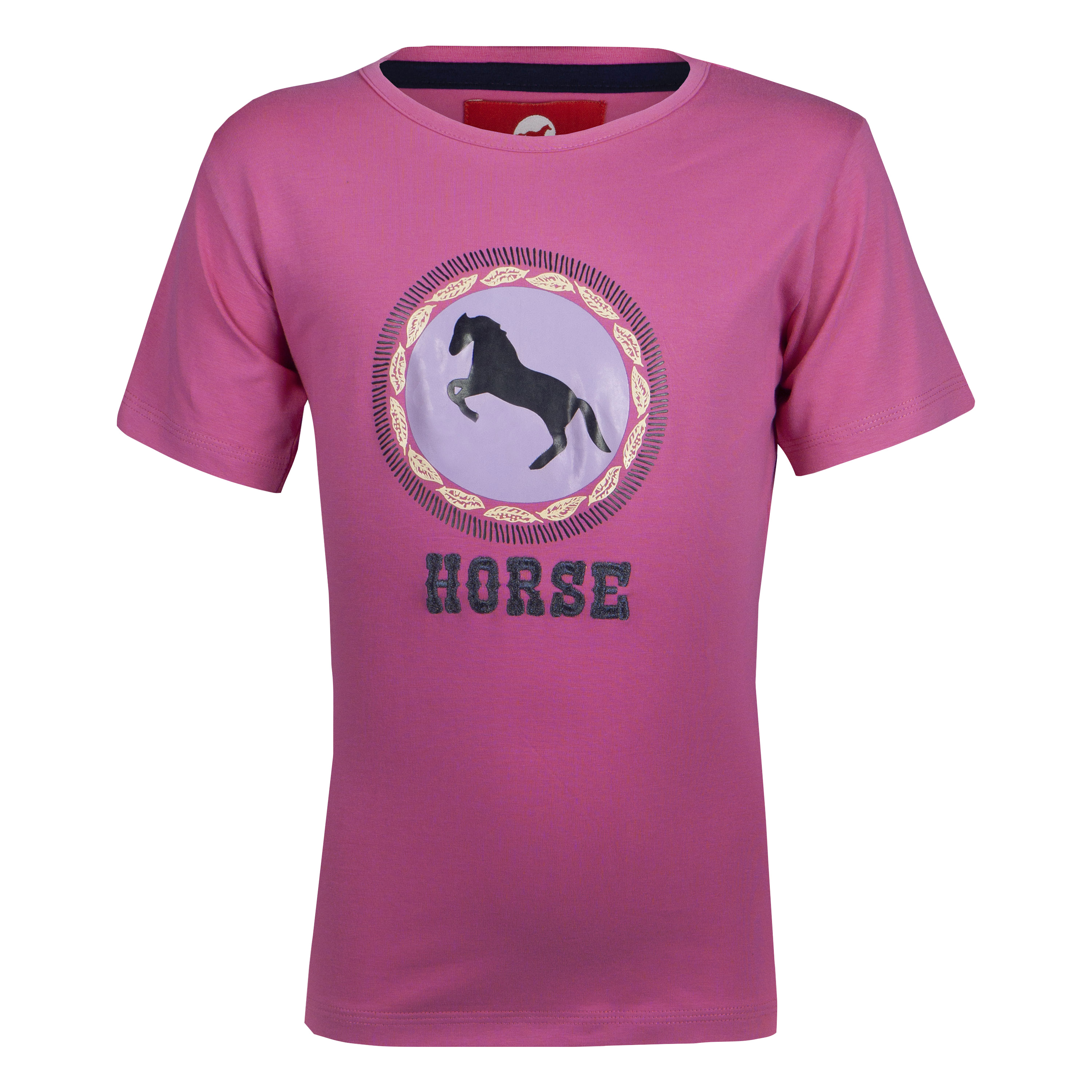 Dětské tričko s jezdeckým motivem Red Horse